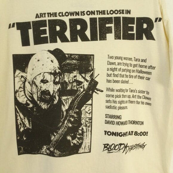 Bloody Disgusting T-Shirt Beige Large Men's XL - Picture 5 of 6